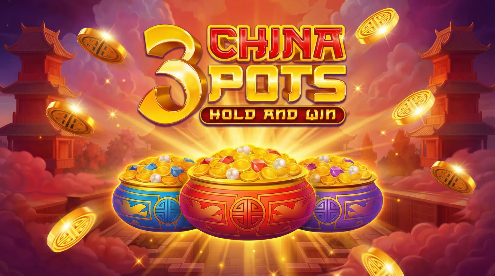 3 China Pots: Hold and Win